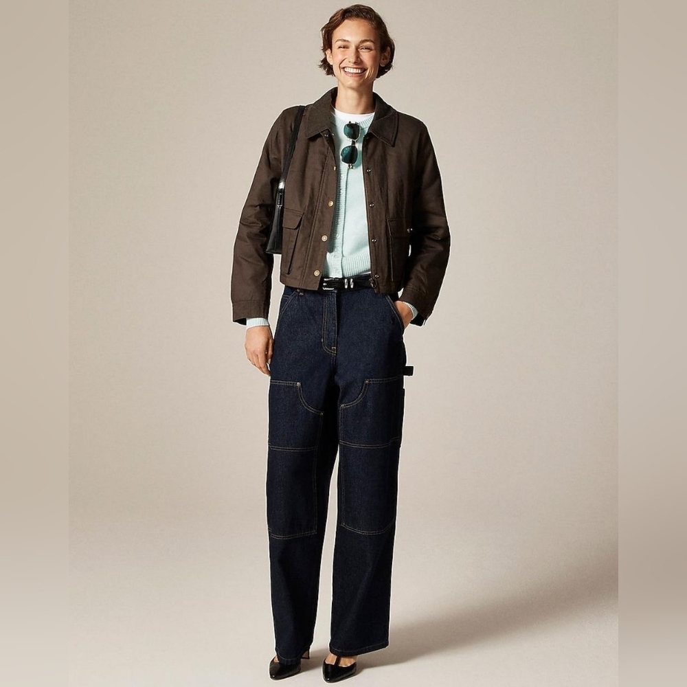 NWT J.Crew Painter Jeans Size 32 In Dark Wash